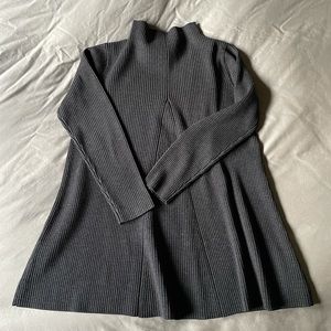 Eileen Fisher Grey Merino Wool Sweater